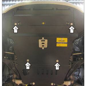 Защита Двигатель Lexus GS 300 ( 2005-2008 ) г. арт: 35001 photo1 Интернет магазин Автоаксессуаров Защита картера, МКПП, АКПП, РК, ТБ (Мотодор)