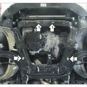 Защита Двигатель, Коробка переключения передач Nissan Qashqai +2 ( 2008-2010 ) г. арт: 31401-3