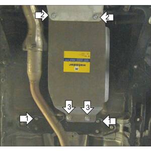 Защита Коробка переключения передач Subaru Outback ( 2003-2009 ) г. арт: 32212-1