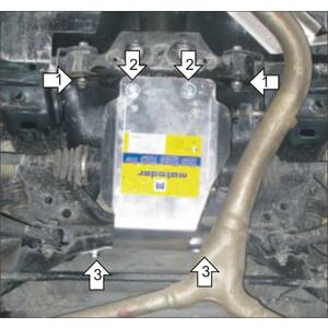 Защита Задний дифференциал Subaru Forester ( 2008-2013 ) г. арт: 32214