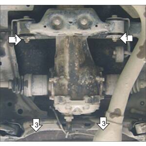 Защита Задний дифференциал Subaru Forester ( 2008-2013 ) г. арт: 32214