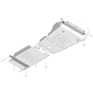 Защита Двигатель, Передний дифференциал, Коробка переключения передач Toyota Land Cruiser Prado 150 ( 2009-2014 ) г. арт: 32503 photo1 Интернет магазин Автоаксессуаров Защита картера, МКПП, АКПП, РК, ТБ (Мотодор)