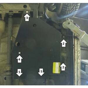 Защита Предпусковой Подогреватель Volkswagen Multivan T6 ( 2015-2020 ) г. арт: 32715 photo1 Интернет магазин Автоаксессуаров Защита картера, МКПП, АКПП, РК, ТБ (Мотодор)