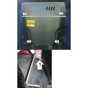 Защита Двигатель, Коробка переключения передач Volkswagen Passat B6 ( 2005-2010 ) г. арт: 32703-12