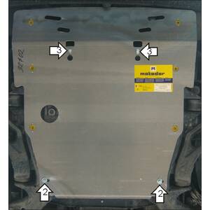 Защита Двигатель Volkswagen Touareg ( 2002-2006 ) г. арт: 32702-5 photo1 Интернет магазин Автоаксессуаров Защита картера, МКПП, АКПП, РК, ТБ (Мотодор)