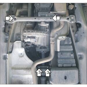 Защита Раздаточная коробка Volkswagen Touareg ( 2010-2015 ) г. арт: 32709-4