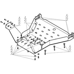 Защита Радиатор, Двигатель FAW J7 ( 2023- ) г. арт: 23906