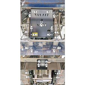 Защита Радиатор Kamaz Компас 12 ( 2023- ) г. арт: 27723 photo1 Интернет магазин Автоаксессуаров Защита картера, МКПП, АКПП, РК, ТБ (Мотодор)