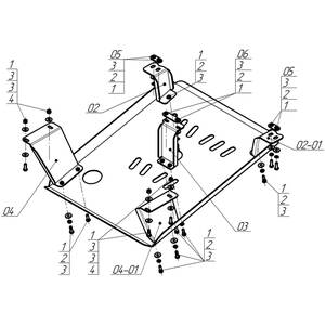 Защита Радиатор Kamaz Компас 12 ( 2023- ) г. арт: 27723 photo3 Интернет магазин Автоаксессуаров Защита картера, МКПП, АКПП, РК, ТБ (Мотодор)