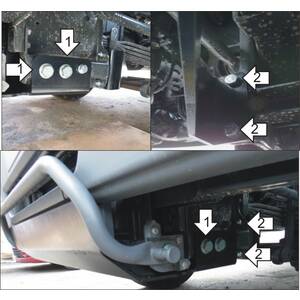 Защита Двигатель, Радиатор Mercedes-benz Actros ( 2008-2016 ) г. арт: 21203 photo1 Интернет магазин Автоаксессуаров Защита картера, МКПП, АКПП, РК, ТБ (Мотодор)