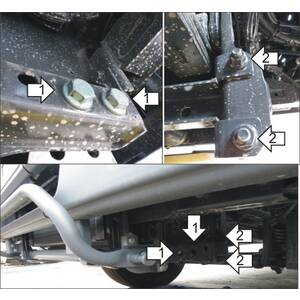 Защита Двигатель, Радиатор Mercedes-benz Actros ( 2008-2016 ) г. арт: 21203 photo2 Интернет магазин Автоаксессуаров Защита картера, МКПП, АКПП, РК, ТБ (Мотодор)