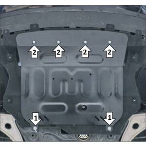 Защита Двигатель, Коробка переключения передач FAW Bestune T99 ( 2022- ) г. арт: 53903 photo1 Интернет магазин Автоаксессуаров Защита картера, МКПП, АКПП, РК, ТБ (Мотодор)