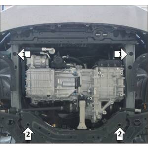 Защита Двигатель; КПП KIA Sportage R ( 2022-н.в. ) г. арт: 51004 photo2 Интернет магазин Автоаксессуаров Защита картера, МКПП, АКПП, РК, ТБ (Мотодор)