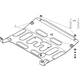 Защита Двигатель, Коробка переключения передач Lada Kalina ( 2004-2013 ) г. арт: 52114-10 photo3 Интернет магазин Автоаксессуаров Защита картера, МКПП, АКПП, РК, ТБ (Мотодор)