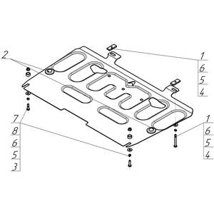 Защита Двигатель, Коробка переключения передач Nissan Juke ( 2010-2013 ) г. арт: 51409 photo3 Интернет магазин Автоаксессуаров Защита картера, МКПП, АКПП, РК, ТБ (Мотодор)
