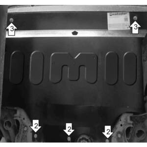 Защита Двигатель, Коробка переключения передач Volkswagen Taos ( 2021- ) г. арт: 52739-3