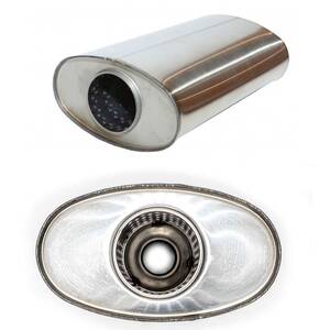 photo Пламегаситель Овальный 160х93х250 мм труба 57мм с диффузором