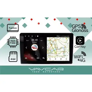 Штатная Магнитола VayCar 9VO4_2HD Андроид 10, 4+64Гб, QLED 2000x1200, WiFi,BT,SIM, арт: (VA-UNIT-9VO4_2HD)