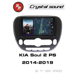 Кликните для увеличения изображения Автомагнитола RedPower 85044MPRO 9 дюймов для KIA Soul 2-поколение PS с климат-контролем (04.2014-12.2019) матовая