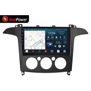 photo Автомагнитола RedPower 70135M для Ford S-MAX с кондиционером (03.2006-04.2015) матовая