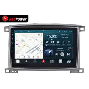 Кликните для увеличения изображения Автомагнитола RedPower 70183 для Toyota Land Cruiser 100 (2002-12.2007) и Lexus LX470 (08.2002-11.2007)