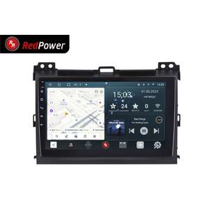 Кликните для увеличения изображения Автомагнитола RedPower 70182 для Toyota Land Cruiser Prado 120 (01.2002-12.2009), Lexus GX470 (11.2002-07.2009)