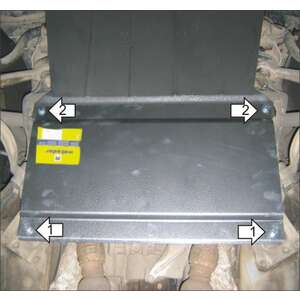 Защита Коробка переключения передач Audi A6 ( 2001-2004 ) г. арт: 00104-2 photo1 Интернет магазин Автоаксессуаров Защита картера, МКПП, АКПП, РК, ТБ (Мотодор)