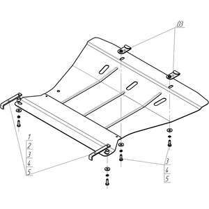 Защита Двигатель Audi A6 ( 2001-2004 ) г. арт: 00114-2 photo3 Интернет магазин Автоаксессуаров Защита картера, МКПП, АКПП, РК, ТБ (Мотодор)