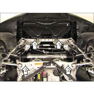 Защита Гидроусилитель руля BMW 3 (e90) ( 2005-2008 ) г. арт: 00213-4 photo2 Интернет магазин Автоаксессуаров Защита картера, МКПП, АКПП, РК, ТБ (Мотодор)