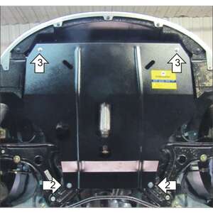 Кликните для увеличения изображения Защита Двигатель, Коробка переключения передач Chery Very ( 2011-2014 ) г. арт: 09012-2