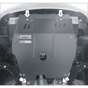 Защита Двигатель, Коробка переключения передач Daewoo Nexia ( 2008-2015 ) г. арт: 00511-4 photo1 Интернет магазин Автоаксессуаров Защита картера, МКПП, АКПП, РК, ТБ (Мотодор)