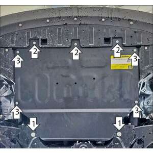 Кликните для увеличения изображения Защита Двигатель, Коробка переключения передач Dongfeng Mage ( 2025- ) г. арт: 78613