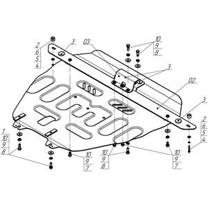 photo Защита Двигатель; КПП Ford Bronco Sport ( 2020-2024 ) г. арт: 70709
