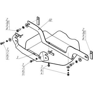 photo Защита Задний дифференциал Ford Bronco Sport ( 2020-2024 ) г. арт: 70710