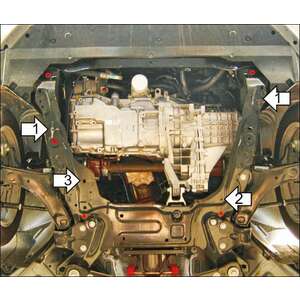 Защита Двигатель, Коробка переключения передач Ford S-max ( 2006-2015 ) г. арт: 70702-5