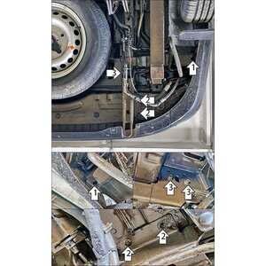 Защита Трубки кондиционера Ford Tourneo Custom ( 2023- ) г. арт: 10709