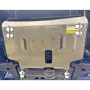 Защита Двигатель, Коробка переключения передач Ford Tourneo Custom ( 2023- ) г. арт: 70705 photo3 Интернет магазин Автоаксессуаров Защита картера, МКПП, АКПП, РК, ТБ (Мотодор)