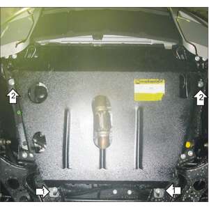 Кликните для увеличения изображения Защита Двигатель, Коробка переключения передач, Масляного фильтра Geely Emgrand X7 ( 2013-2016 ) г. арт: 04205-2