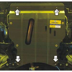Защита Двигатель, Коробка переключения передач Geely MK-2 ( 2008-2014 ) г. арт: 04202-2 photo2 Интернет магазин Автоаксессуаров Защита картера, МКПП, АКПП, РК, ТБ (Мотодор)