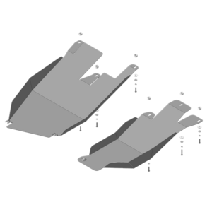 Кликните для увеличения изображения Защита Топливный фильтр Haval F7x ( 2019-2024 ) г. арт: 03124-2