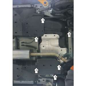 Кликните для увеличения изображения Защита Топливный бак, Абсорбер Haval H6 Coupe ( 2017-2020 ) г. арт: 03123-4