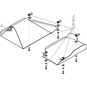 Кликните для увеличения изображения Защита Топливный бак, Абсорбер Haval H6 Coupe ( 2017-2020 ) г. арт: 03123-4