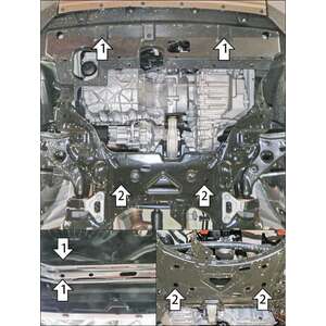 Защита Двигатель, Коробка переключения передач Haval H7 ( 2024- ) г. арт: 73102-3 photo2 Интернет магазин Автоаксессуаров Защита картера, МКПП, АКПП, РК, ТБ (Мотодор)