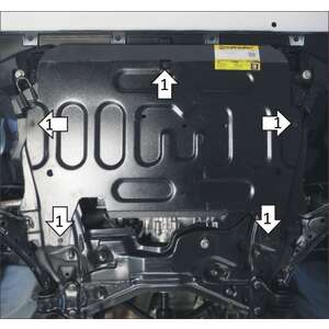 Защита Двигатель, Коробка переключения передач Haval M6 ( 2023- ) г. арт: 73105-5 photo1 Интернет магазин Автоаксессуаров Защита картера, МКПП, АКПП, РК, ТБ (Мотодор)