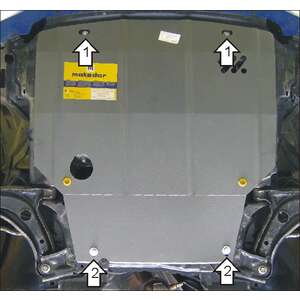 Защита Двигатель; КПП Honda Jazz ( 2002-2008 ) г. арт: 00814 photo1 Интернет магазин Автоаксессуаров Защита картера, МКПП, АКПП, РК, ТБ (Мотодор)