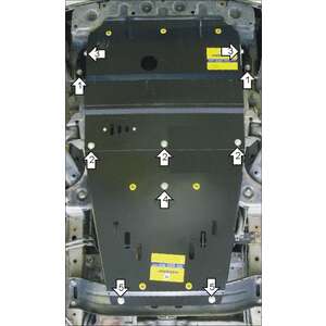 Защита Двигатель, Коробка переключения передач Hyundai H-1/ Starex/ Grand Starex ( 2008-2022 ) г. арт: 00931-2