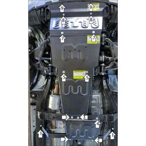 Защита Радиатор, Двигатель, Коробка переключения передач, Раздаточная коробка Jac T8Pro ( 2019- ) г. арт: 78303-2