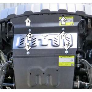 Защита Радиатор Jac T8Pro ( 2019- ) г. арт: 78312-2 photo1 Интернет магазин Автоаксессуаров Защита картера, МКПП, АКПП, РК, ТБ (Мотодор)