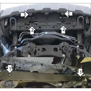 Защита Радиатор Jac T8Pro ( 2019- ) г. арт: 78312-2 photo2 Интернет магазин Автоаксессуаров Защита картера, МКПП, АКПП, РК, ТБ (Мотодор)