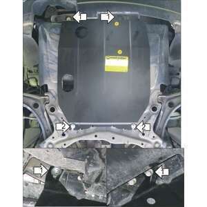 Защита Двигатель; КПП Jeep Liberty ( 2007-2013 ) г. арт: 05201 photo1 Интернет магазин Автоаксессуаров Защита картера, МКПП, АКПП, РК, ТБ (Мотодор)